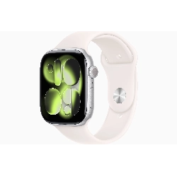 Apple Watch Series 11 42 мм, Silver Aluminium Case, Light Blush, S/M