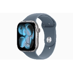 Apple Watch Series 11 46 мм, Space Gray Aluminium Case, Anchor Blue, S/M