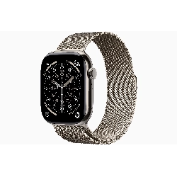 Apple Watch Series 11 46 мм, Natural Titanium Case, Natural Milanese Loop, M/L