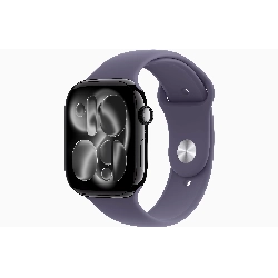 Apple Watch Series 11 46 мм, Jet Black Aluminium Case, Purple Fog, S/M