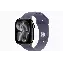 Apple Watch Series 11 46 мм, Jet Black Aluminium Case, Purple Fog, S/M