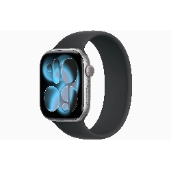Apple Watch Series 11 46 мм, Space Gray Aluminium Case, Black Solo Loop