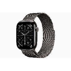 Apple Watch Series 11 46 мм, Slate Titanium Case, Slate Milanese Loop, M/L