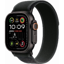 Apple Watch Ultra 2 49mm Black Titanium Case Trail Loop, размер M/L, Black, черный