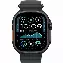 Apple Watch Ultra 2 49mm Black Titanium Case Ocean Band, Black