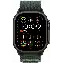 Apple Watch Ultra 2 49mm Black Titanium Case Alpine Loop, размер S, Dark Green, темно-зеленый