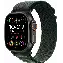 Apple Watch Ultra 2 49mm Black Titanium Case Alpine Loop, размер S, Dark Green, темно-зеленый