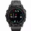 Garmin Fenix 7X Pro, Sapphire Solar DLC Titanium Carbon Gray/Vented Titanium Bracelet, 010-02778-30