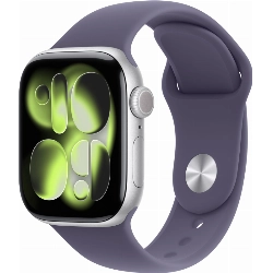 Apple Watch Series 11 46 мм, Silver Aluminium Case, Purple Fog, S/M