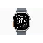 Apple Watch Ultra 3 49mm Titanium Case Ocean Band, Anchor Blue