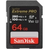 Карта памяти SanDisk Extreme Pro 64 ГБ, UHS-II, SDSDXDK-064G-GN4IN