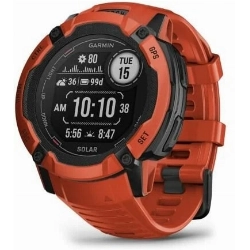 Умные часы Garmin Instinct 2X Solar 0100280501	, Red, красный
