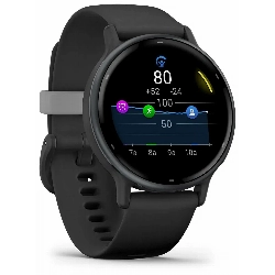 Умные часы Garmin Vivoactive 5 Slate 0100286210	, Black, черный