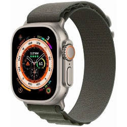Apple Watch Ultra 49mm Titanium Case with Alpine Loop, , размер L, Green, зеленый