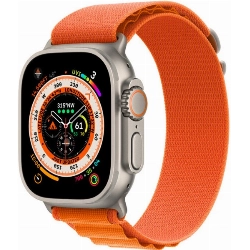 Apple Watch Ultra 49mm Titanium Case with Alpine Loop, , размер L, Orange, оранжевый