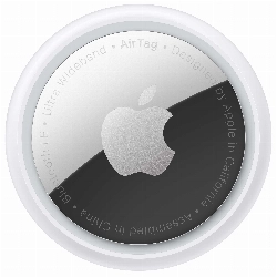 Трекер Apple AirTag белый/ 1 шт, Silver, серебристый 