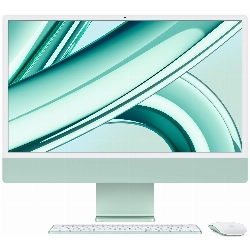 Apple iMac 24" Retina 4,5K, M3 (8C CPU, 10C GPU, 2023), 8 ГБ, 512 ГБ SSD, (MQRP3), Green, зеленый