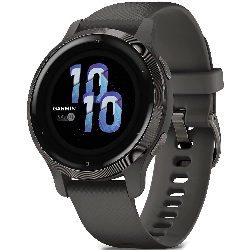 Умные часы Garmin Venu 2S Slate Bezel with Case and Silicone Band, Graphite