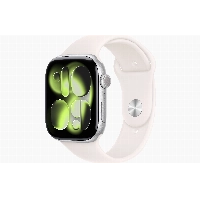 Apple Watch Series 11 42 мм, Silver Aluminium Case, Light Blush, S/M