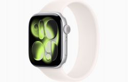 Apple Watch Series 11 42 мм, Silver Aluminium Case, Light Blush Solo Loop