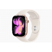 Apple Watch Series 11 46 мм, Rose Gold Aluminium Case, Starlight, S/M