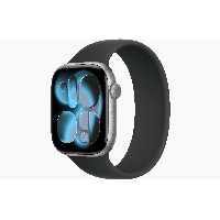 Apple Watch Series 11 46 мм, Space Gray Aluminium Case, Black Solo Loop