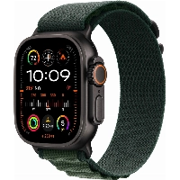 Apple Watch Ultra 2 49mm Black Titanium Case Alpine Loop, размер M, Dark Green, темно-зеленый