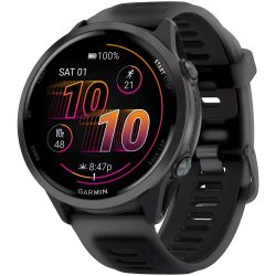 Умные часы Garmin Forerunner 570, 47mm, Slate Grey/Translucent Black (010-02971-00)