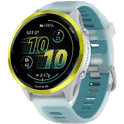 Умные часы Garmin Forerunner 570, 47mm, Amp Yellow/Translucent Whitestone/Turquoise (010-02971-01)