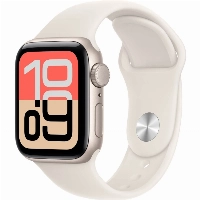 Apple Watch SE 3 40mm Starlight Aluminum Case with Starlight Sport Band (M/L)