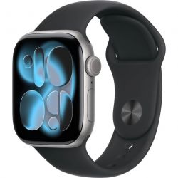 Apple Watch Series 11 42 мм, Space Gray Aluminium Case, Black, S/M