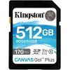 Карта памяти Kingston Canvas Go! Plus SDXC 512 ГБ SDG3/512Gb