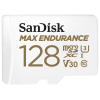 Карта памяти SanDisk microSDXC Max Endurance 128 ГБ Class 10, V30, UHS-I, R/W 100/40 МБ/с, адаптер на SD