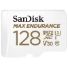 Карта памяти SanDisk microSDXC Max Endurance 128 ГБ Class 10, V30, UHS-I, R/W 100/40 МБ/с, адаптер на SD
