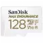 SanDisk microSDXC Max Endurance 128 ГБ Class 10, V30, UHS-I, R/W 100/40 МБ/с, адаптер на SD