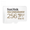 Карта памяти 256Gb SanDisk Max Endurance MicroSDXC Class 10 UHS-I U3, адаптер на SD