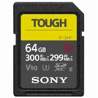 Карта памяти Sony 64GB SF-G Tough Series UHS-II SDXC Memory Card (SF-G64)