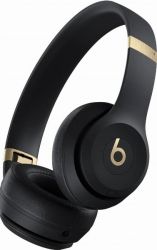 Беспроводные наушники Beats Solo 4 Wireless, Matte, Black/Gold, черный/золотой