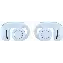 Беспроводные наушники Bose Ultra Open Earbuds, Moonstone Blue, голубой