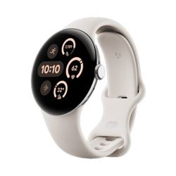 Умные часы Google Pixel Watch 3 45 мм, Wi-Fi, Polished Silver/Porcelain