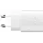 Сетевое зарядное устройство Samsung EP-TA800 + кабель USB Type-C, 25 Вт, RU, White, белый