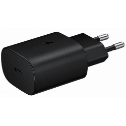 Samsung Сетевое зарядное устройство EP-TA800NBEGRU 25W, Black, черный