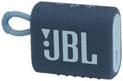 Портативная акустика JBL Go 3, Blue, синий