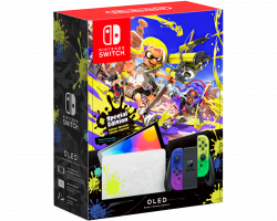 Игровая приставка Nintendo Switch OLED 64Gb, Splatoon 3 Edition