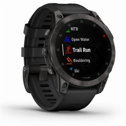 Смарт-часы Garmin Epix (Gen 2) Sapphire, (010-02582-11), Black, черный