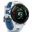Умные часы Garmin Forerunner 265  Bezel with Whitestone Case and Whitestone/Tidal Blue Silicone Band 0100281011, Black, черный