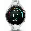 Умные часы Garmin Forerunner 965 Titanium Bezel with Whitestone Case and Whitestone/Powder  Silicone Band 0100280911	, Grey, серый