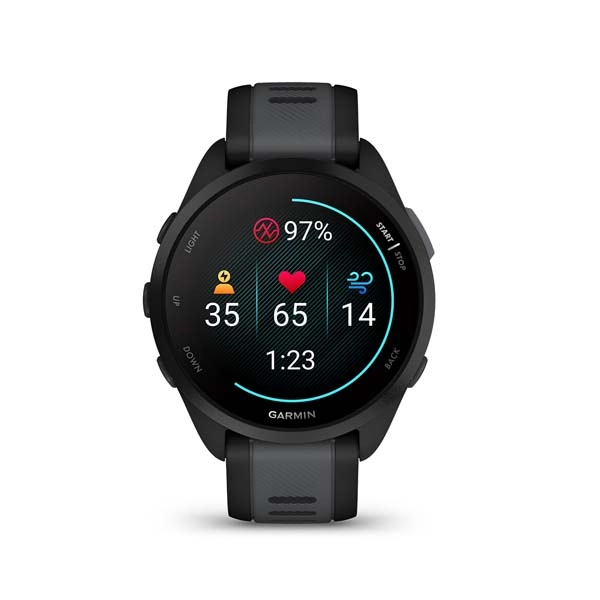 Умные часы Garmin Forerunner 165  0100286320	, Black, черный