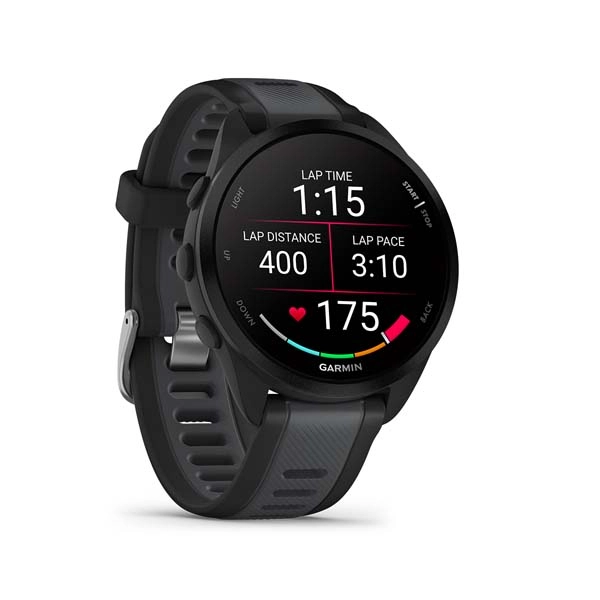 Умные часы Garmin Forerunner 165  0100286320	, Black, черный