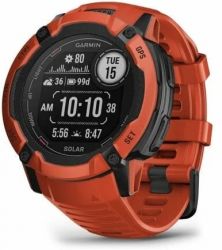 Умные часы Garmin Instinct 2X Solar 0100280501	, Red, красный